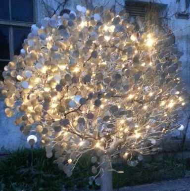 Metallbäume aus Edelstahl